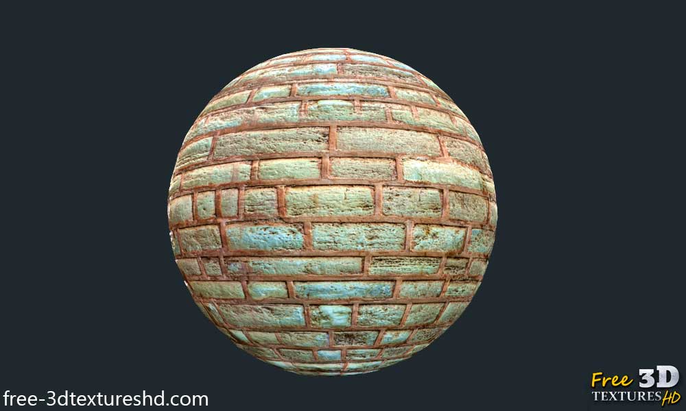 Matériau pbr vieux mur de briques texture libre haute résolution pierre rouge téléchargement