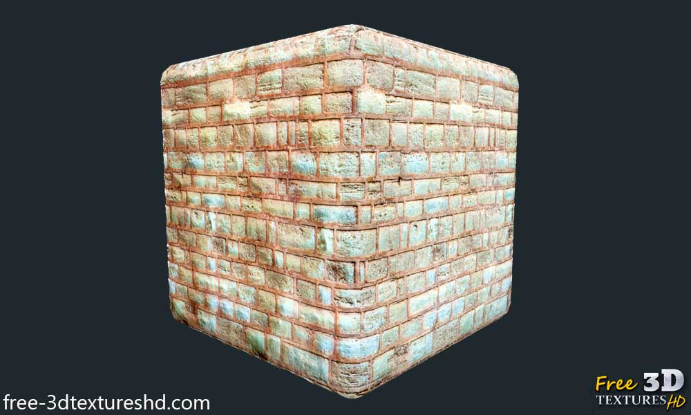 Matériau pbr vieux mur de briques texture libre haute résolution pierre rouge téléchargement