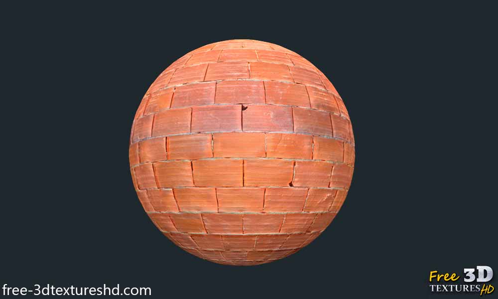 Grand mur de briques rouges avec du ciment, téléchargement gratuit de texture transparente haute résolution 4k