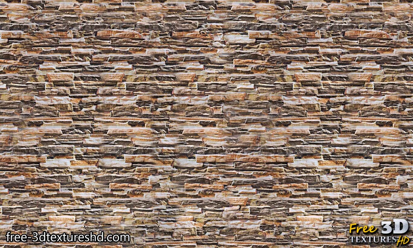 Texture 3D faux vieux mur de briques conception de pierre peinture téléchargement sans couture texture gratuite haute résolution 4k