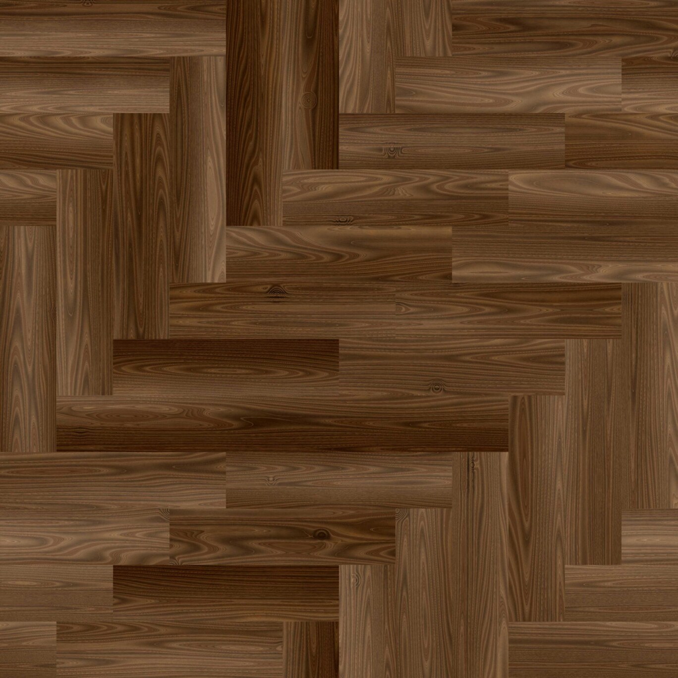 Texture de parquet en bois foncé, matériau PBR sans couture. Haute résolution, prêt à l'emploi. Téléchargement gratuit en 4K HD.