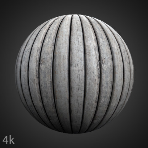 White wood floor plank 3D texture, seamless PBR material. High-resolution 4K HD. Free download.