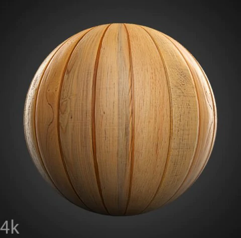 Wood Floor Plank Texture, seamless, 3D PBR material. High-resolution in 4K and HD download. Free for commercial use.