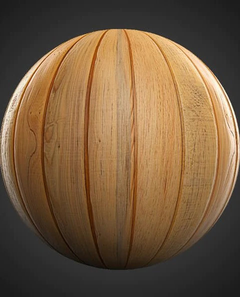 Wood Floor Plank Texture, seamless, 3D PBR material. High-resolution in 4K and HD download. Free for commercial use.