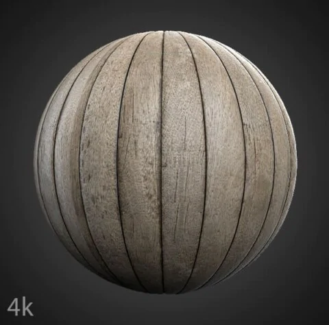 Old wood floor plank 3D texture, seamless, PBR material. High-resolution 4K HD. Free download.