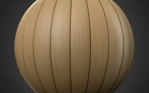 Texture de plancher en bois plastique sans joint au format PBR. Haute résolution 4K HD. Téléchargement gratuit.