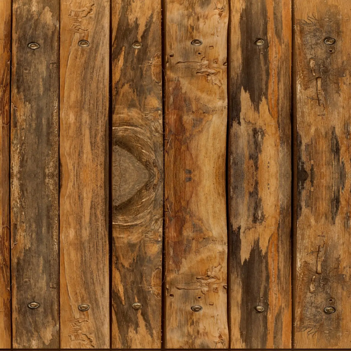 Old wood floor plank 3D texture, seamless, PBR material. High-resolution 4K HD. Free download.