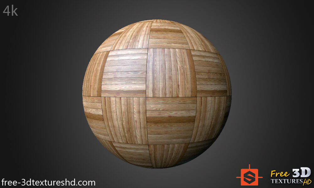 Texture de parquet en bois carré en haute résolution, sans couture, au format PBR. Prêt pour Substance. Téléchargement gratuit en 4K HD.