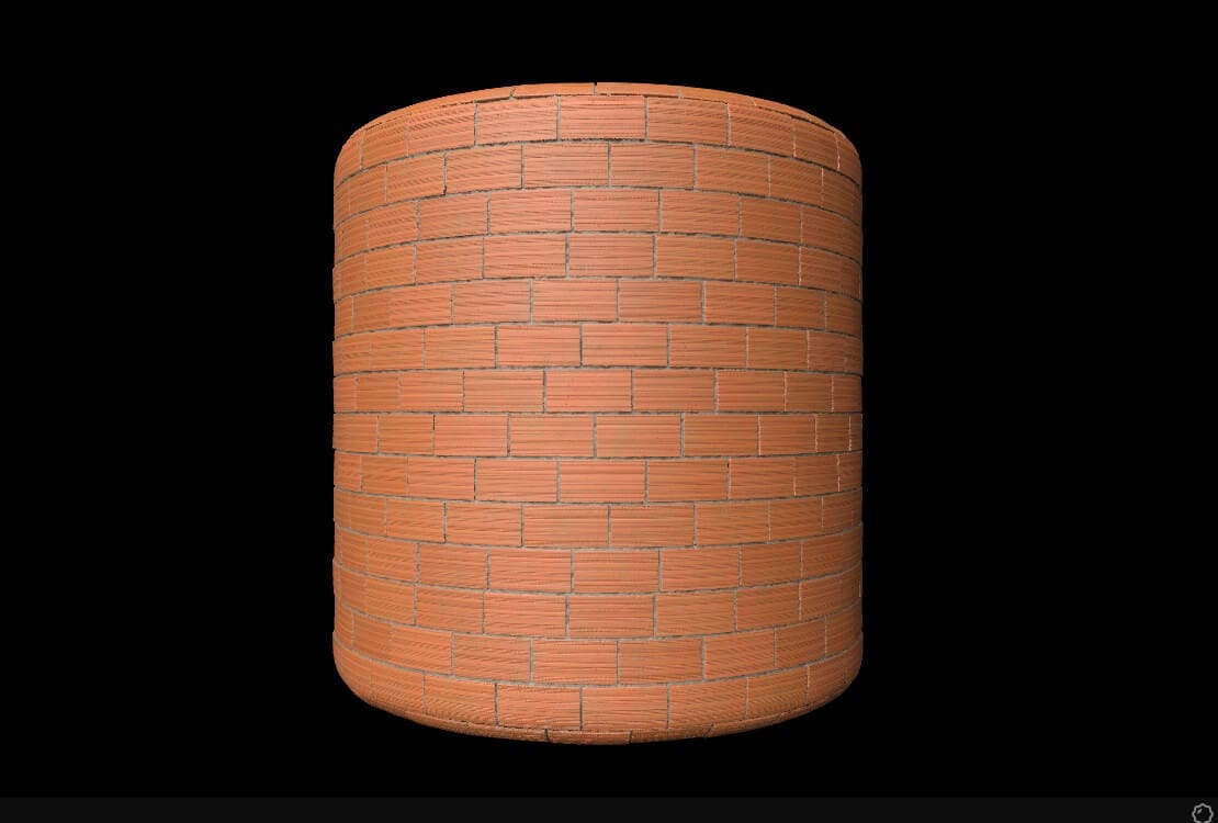 Mur de briques normal, texture 3D gratuite, PBR, sans couture, HD 4K