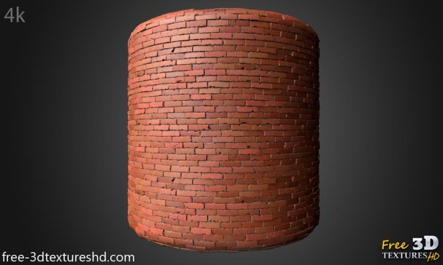Free download Old Brick Wall 3d Texture seamless PBR material High Resolution 4k HD