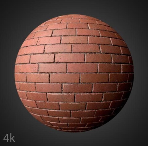 Texture de mur de briques de construction classique en haute résolution HD et 4K. Téléchargement gratuit de matériel PBR.