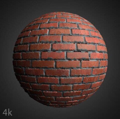Vieux mur de briques avec texture sans PBR en ciment
