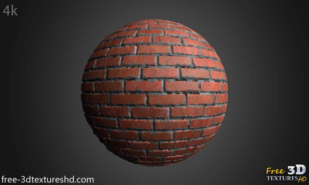 Vieux mur de briques avec texture sans PBR en ciment
