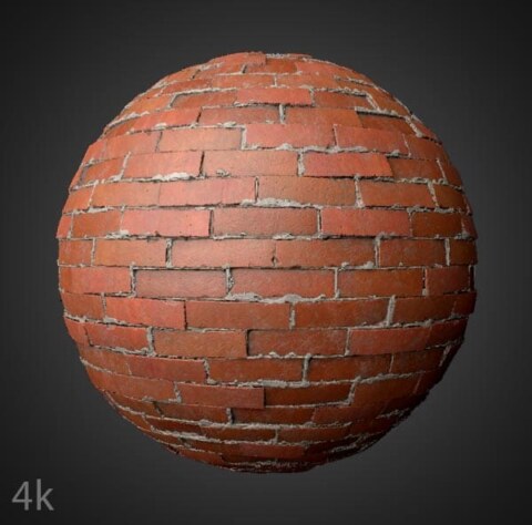 texture 3D d'un vieux mur de briques à télécharger gratuitement
