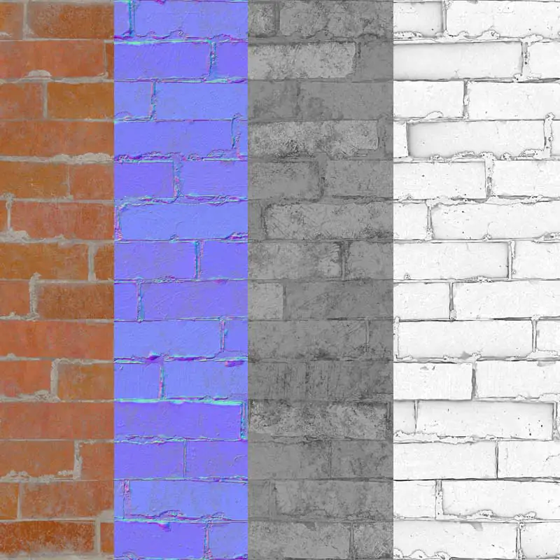 Old Brick Wall 3d Texture Free download seamless 4k HD