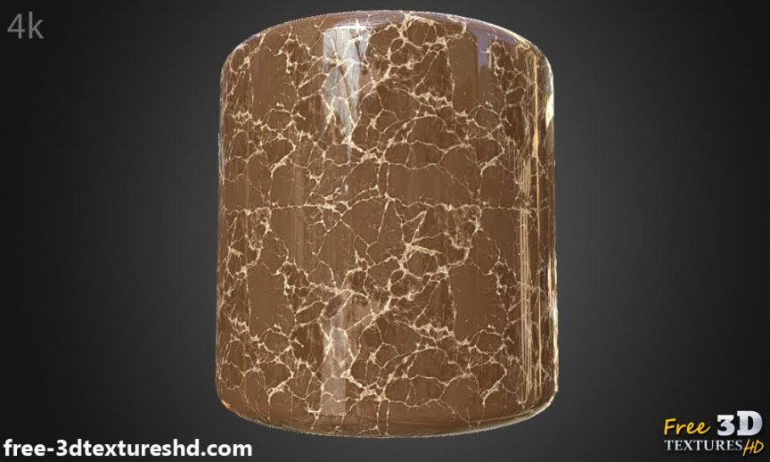 Brown-marble-texture-3d-PBR-material--free-download-render-preview