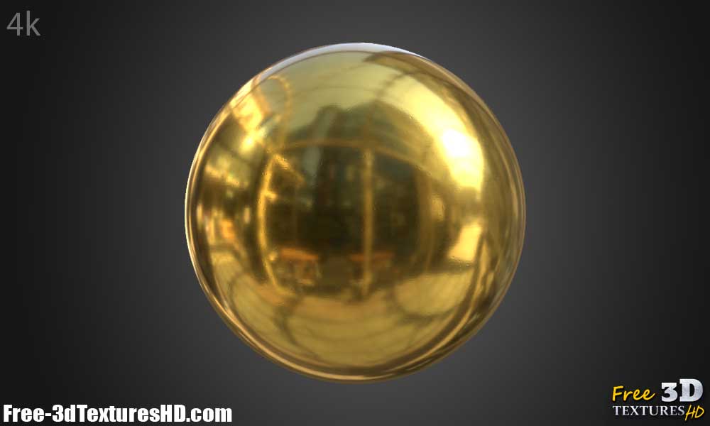 Texture 3D or brillant avec carte de normalité, matériau PBR. Haute résolution, sans couture. Téléchargement gratuit en HD et 4K pour les objets 3D.