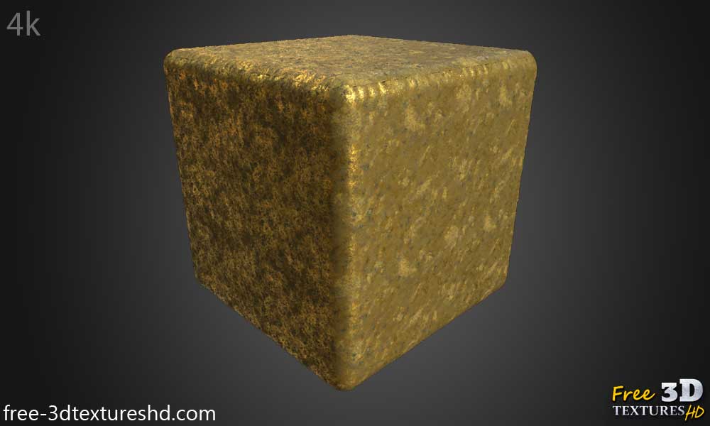 Texture Or ancien 3D matériau PBR haute résolution téléchargement gratuit 4k