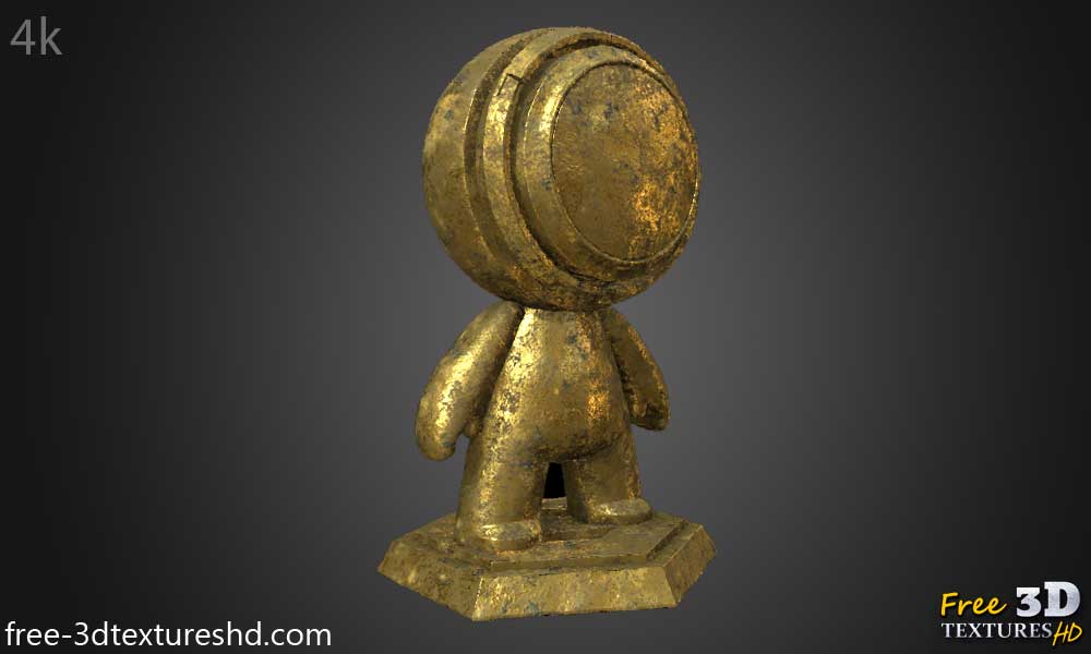 Texture Or ancien 3D matériau PBR haute résolution téléchargement gratuit 4k