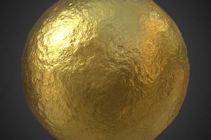 Texture or brut sans couture en 3D PBR haute résolution téléchargement gratuit 4k