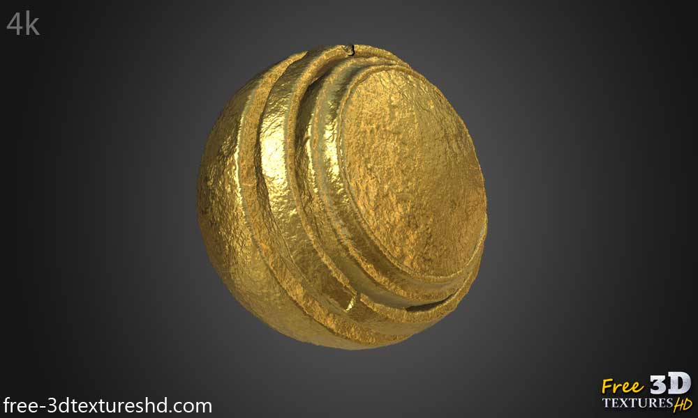 Texture or brut sans couture en 3D PBR haute résolution téléchargement gratuit 4k