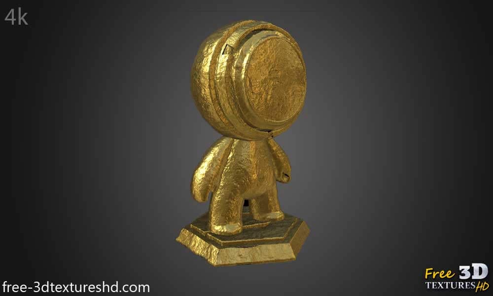 Texture or brut sans couture en 3D PBR haute résolution téléchargement gratuit 4k