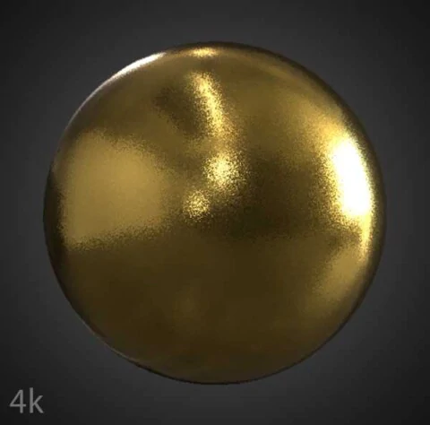 Gold Powder Coated 3D Texture - Seamless PBR Material - Free HD 4K Download