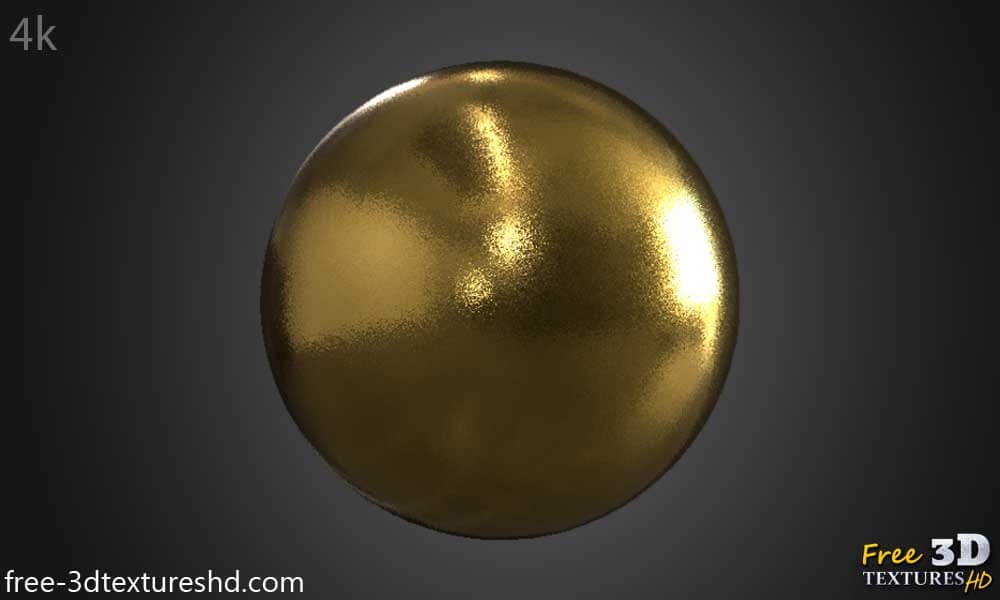 Texturé Matériau PBR 3D Or poudre dorée, haute résolution, téléchargement gratuit 4k