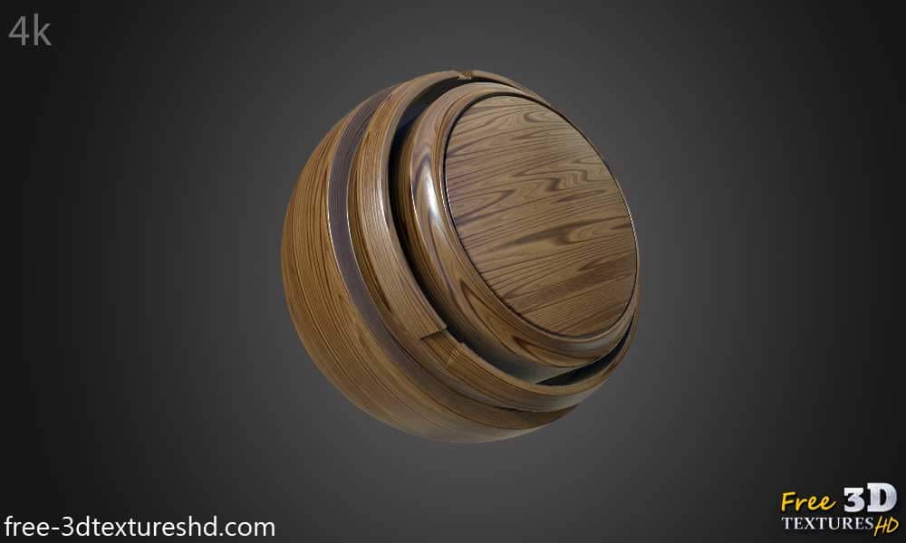 Texture Bois Marron 3D PBR - Téléchargement Gratuit Maps HD 4K