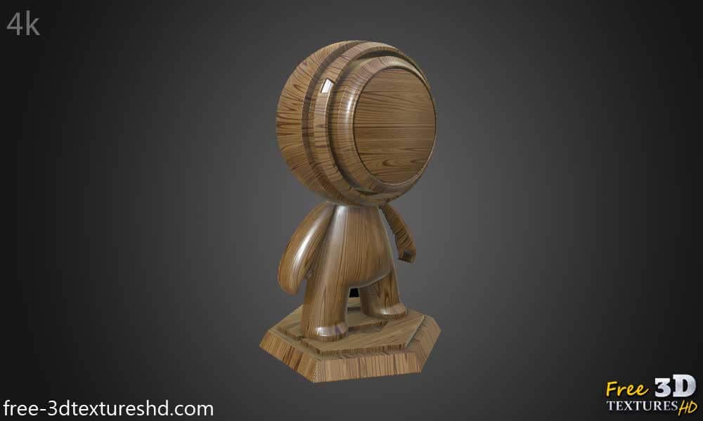 Texture Bois Marron 3D PBR - Téléchargement Gratuit Maps HD 4K