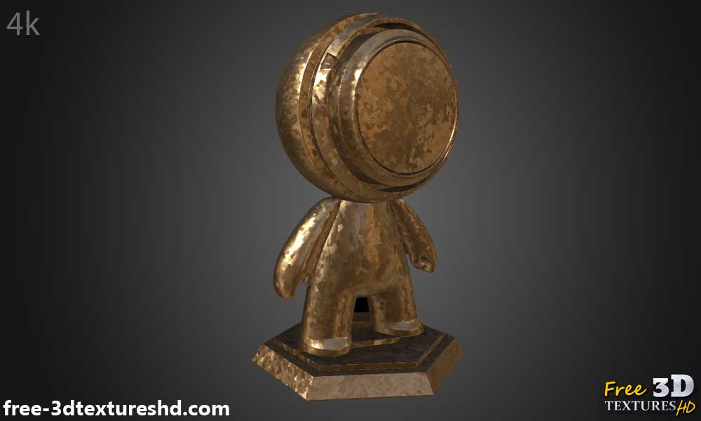 Texture de cuivre galvanisé PBR 3D sans couture haute résolution téléchargement gratuit 4k