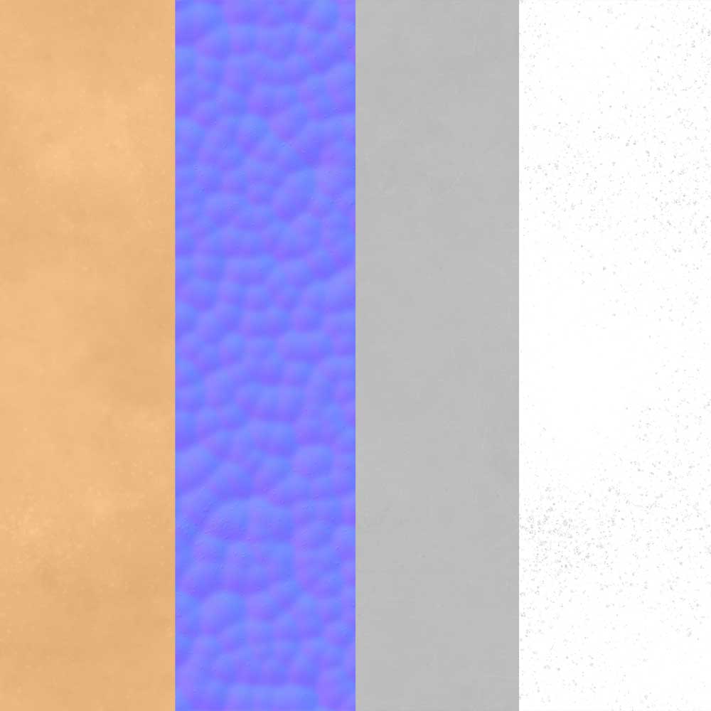Texture PBR de Cuivre Martelé 3D Sans Couture Haute Résolution Téléchargement Gratuit 4k