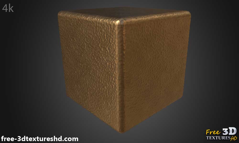 Texture PBR de Cuivre Martelé 3D Sans Couture Haute Résolution Téléchargement Gratuit 4k
