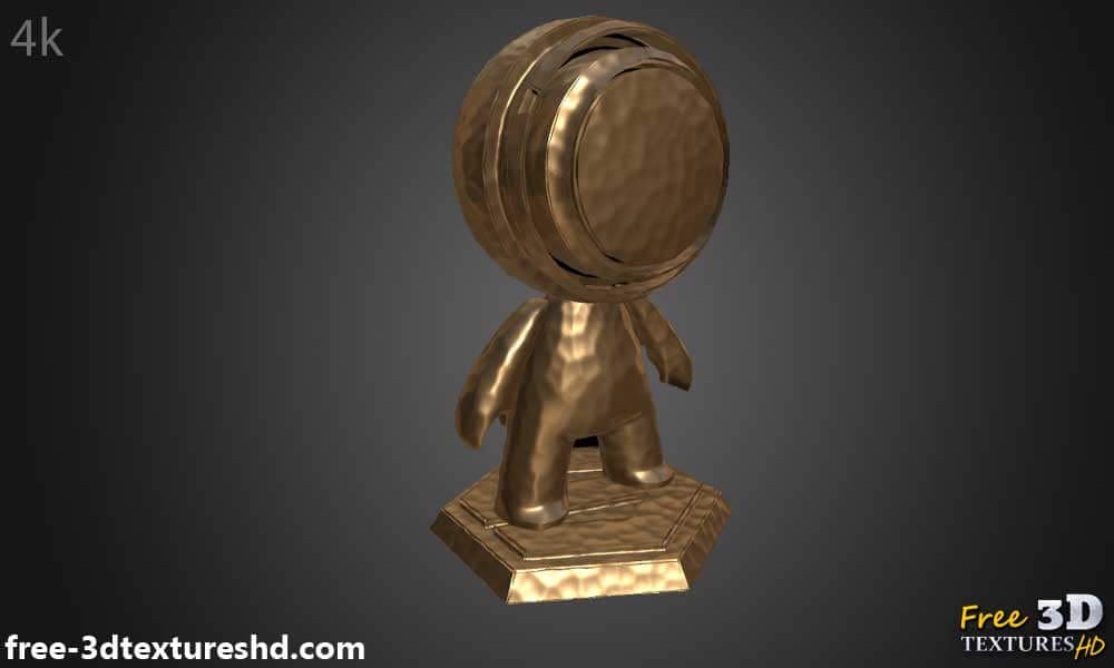Texture PBR de Cuivre Martelé 3D Sans Couture Haute Résolution Téléchargement Gratuit 4k