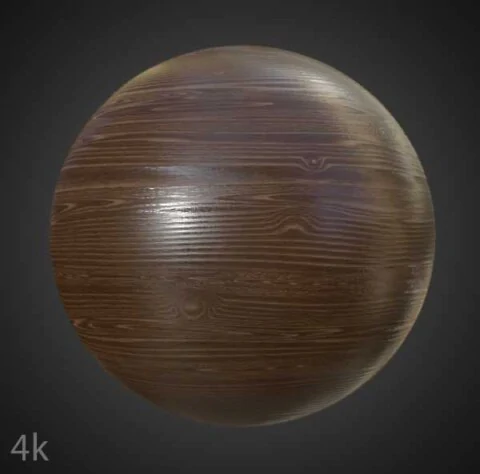 Free HD 4K Natural Brown Wood Texture PBR Material