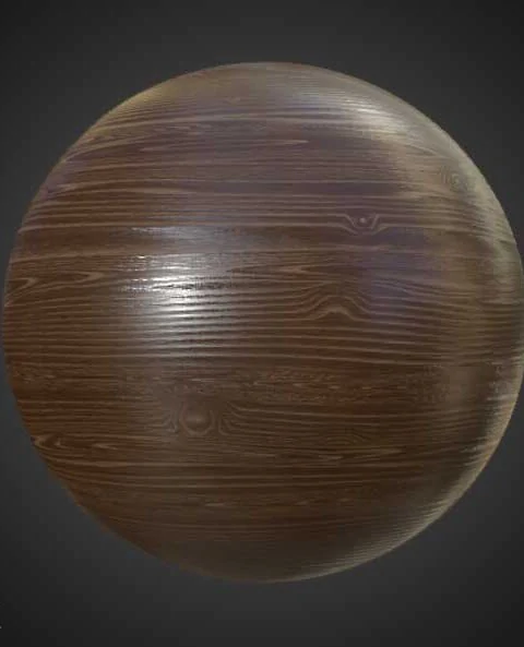 Free HD 4K Natural Brown Wood Texture PBR Material