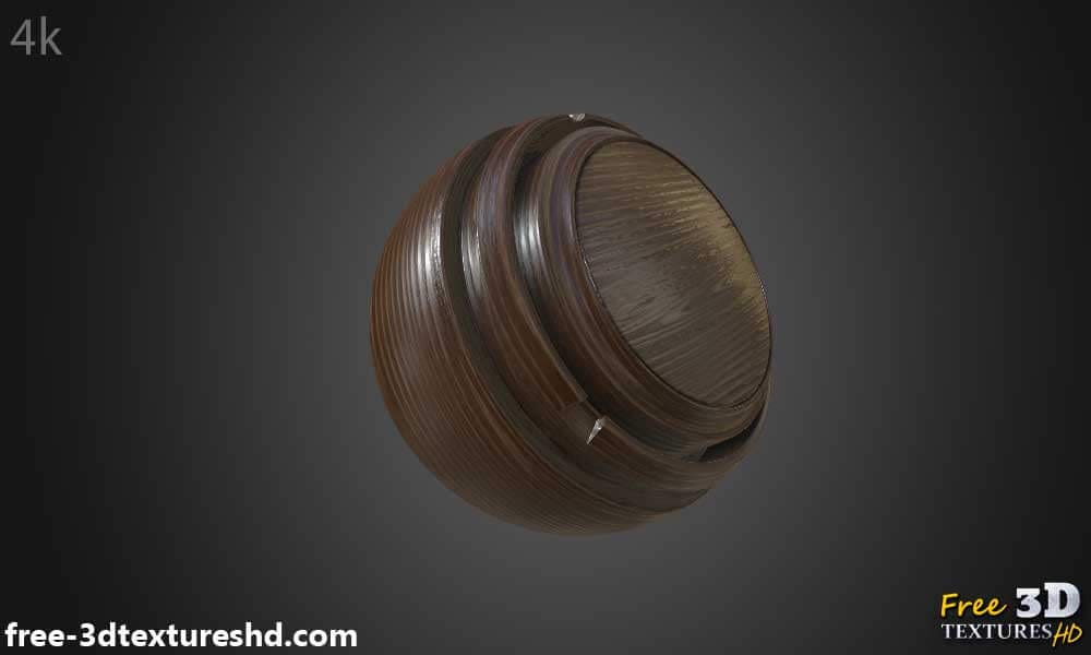 Téléchargement gratuit de matériau PBR à texture de bois brun naturel HD 4K