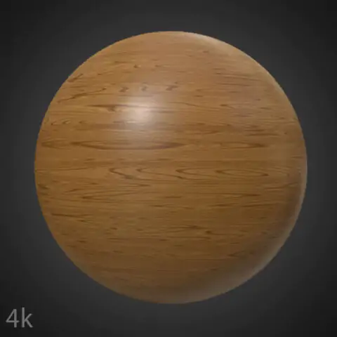 Texture de bois classique brun en PBR téléchargement gratuit HD 4K