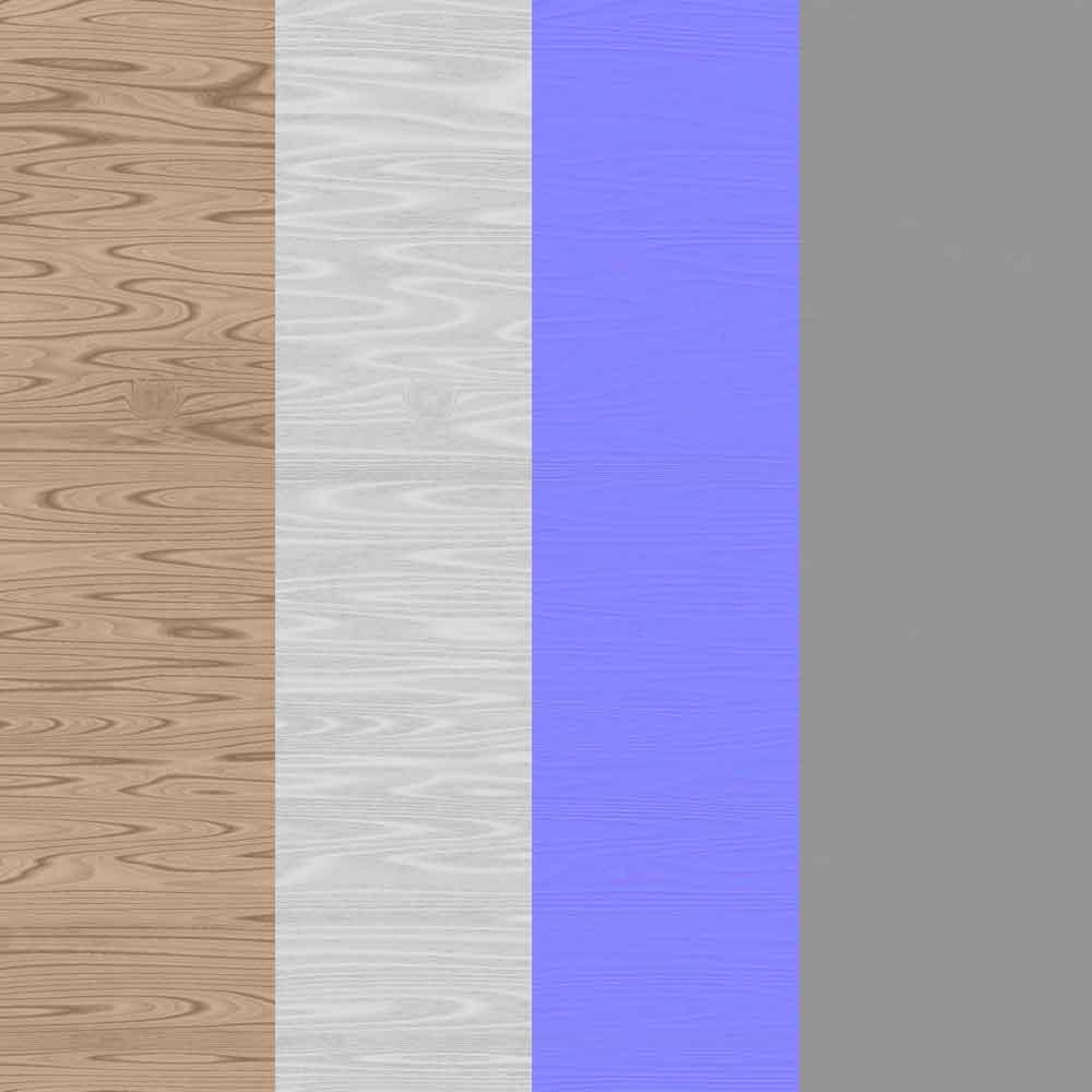 Matériau PBR Texture 3D Bois Classique - Téléchargement Gratuit 4K HD