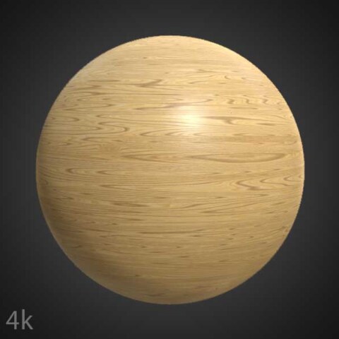 Texture Bois 3D Marron Clair Matériau PBR - Téléchargement Gratuit HD 4K