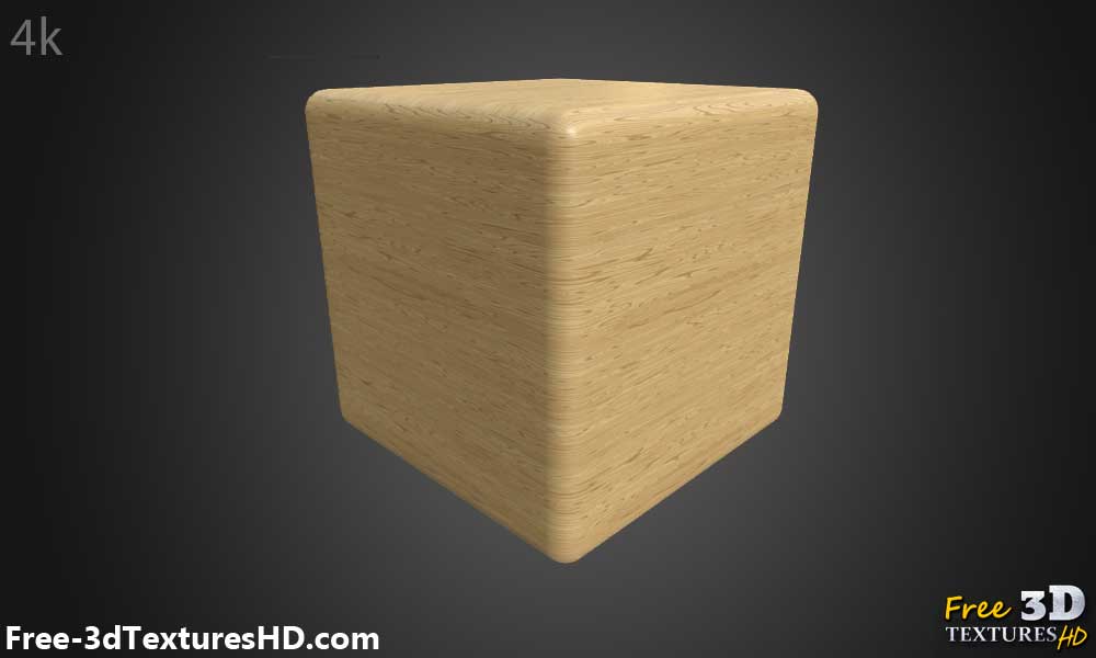 Texture Bois 3D Marron Clair Matériau PBR - Téléchargement Gratuit HD 4K