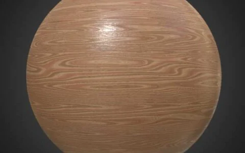 Free HD 4K Simple Brown Wood Texture PBR Material Render