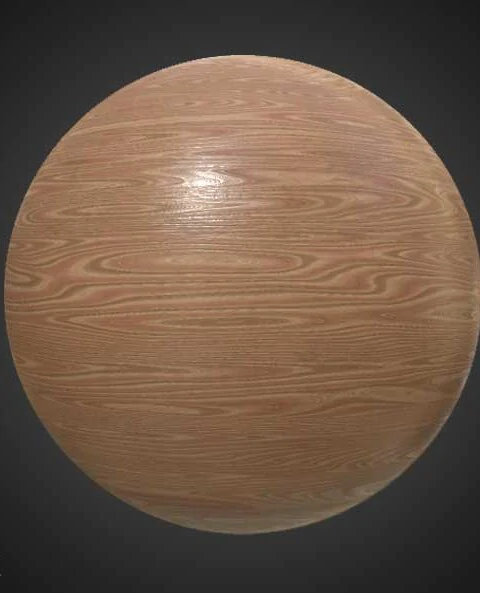 Free HD 4K Simple Brown Wood Texture PBR Material Render