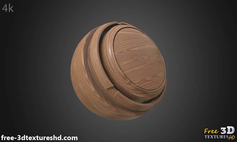 Téléchargement gratuit de tapis de matériau PBR à texture de bois brun simple HD 4K