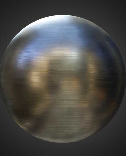 Texture PBR 3D aluminium brossé gratuit haute résolution HD 4k