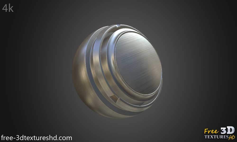 Texture PBR 3D aluminium brossé gratuit haute résolution HD 4k
