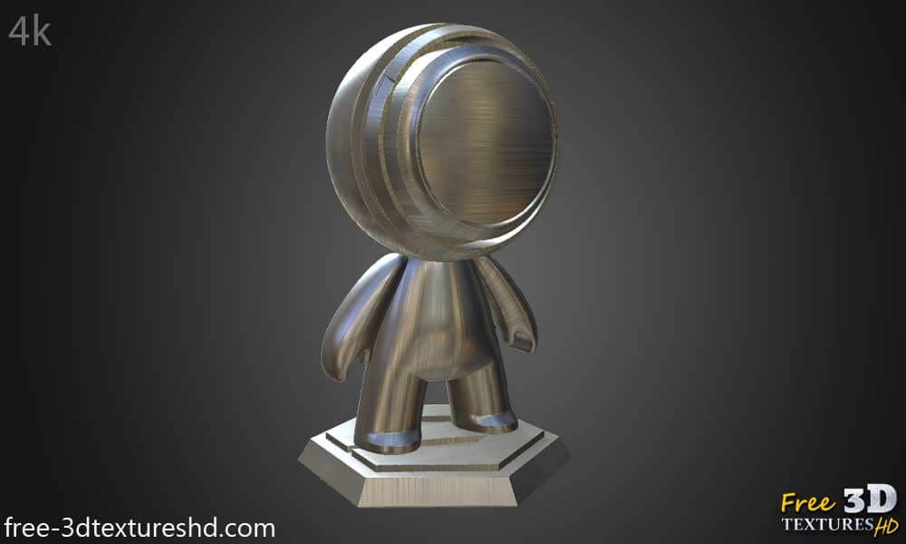 Texture PBR 3D aluminium brossé gratuit haute résolution HD 4k