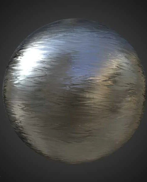 Grinded Aluminum Metal Texture Wallpaper HD 4K - Free Seamless PBR Material for 3D Design