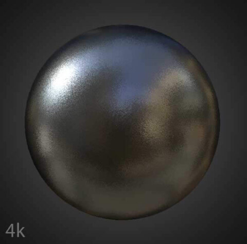 texturé aluminium avec revêtement en poudre HD 4K - Matériau PBR sans couture gratuit pour la conception 3D