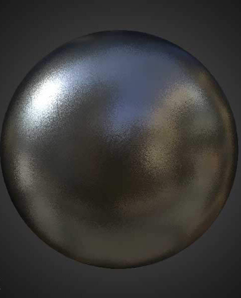 texturé aluminium avec revêtement en poudre HD 4K - Matériau PBR sans couture gratuit pour la conception 3D